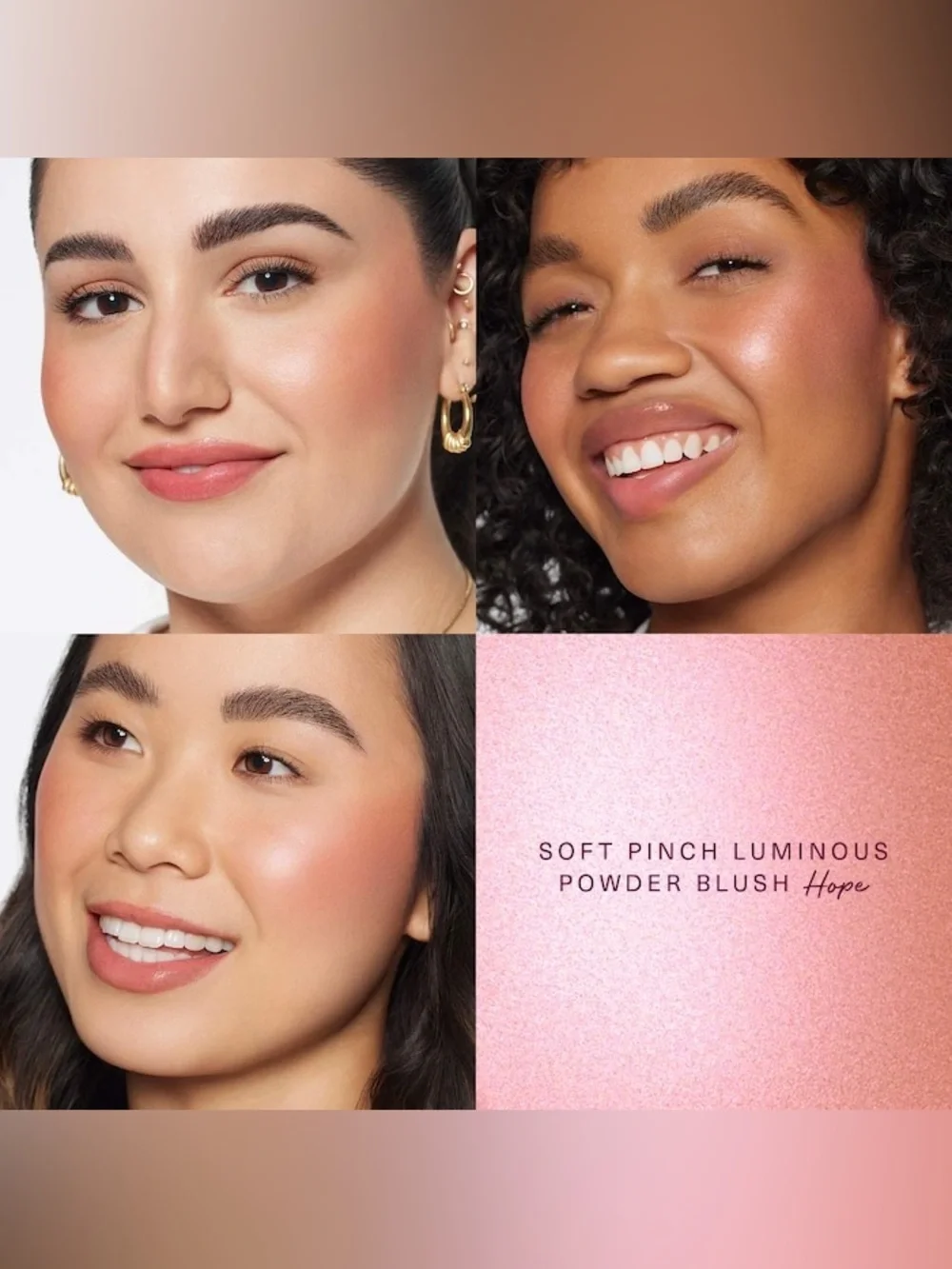 Rare Beauty Soft Pinch Luminous Powder Blush Hope 🎀 Radiant Glow